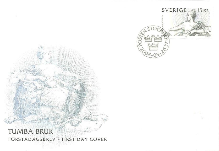 Znaczek Szwecja 2005 Mi 2482 FDC
