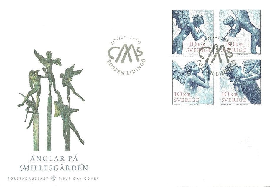 Znaczek Szwecja 2005 Mi 2506-2509 FDC