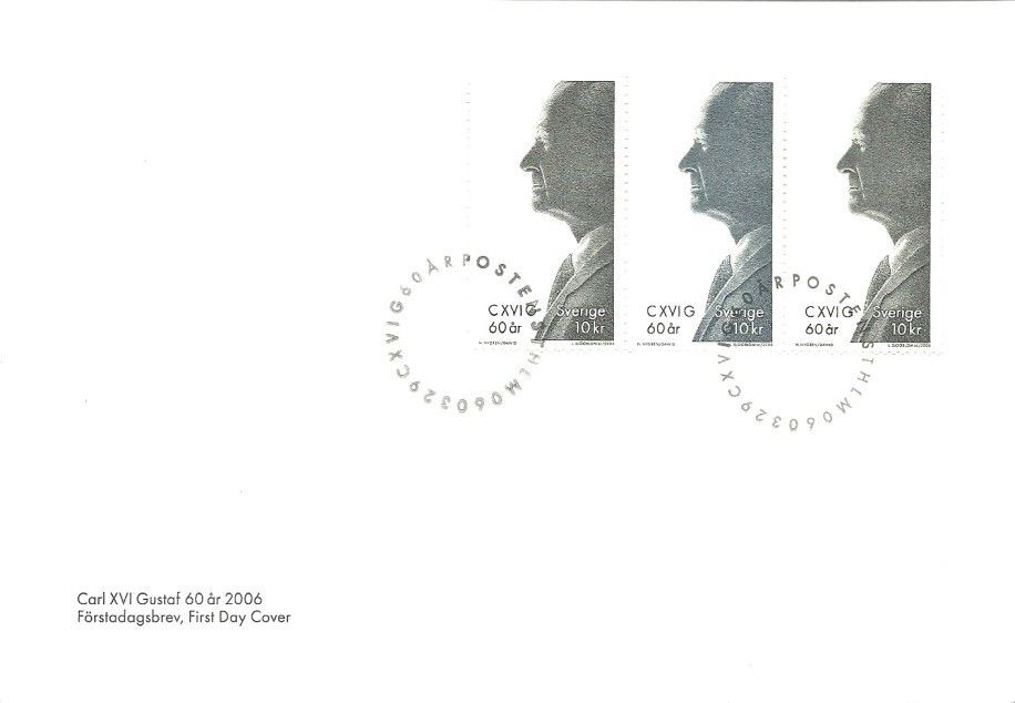 Znaczek Szwecja 2006 Mi 2526-2527 FDC