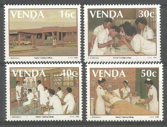 Znaczek Venda 1988 Mi 175-178 Czyste **