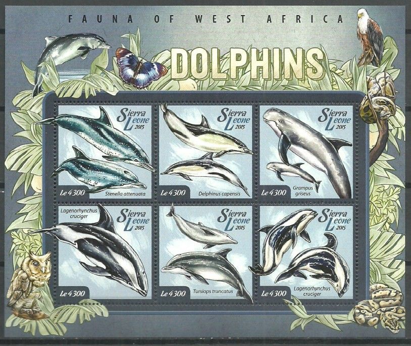 Znaczek Sierra Leone 2015 Mi ark 6074-6079 Czyste **