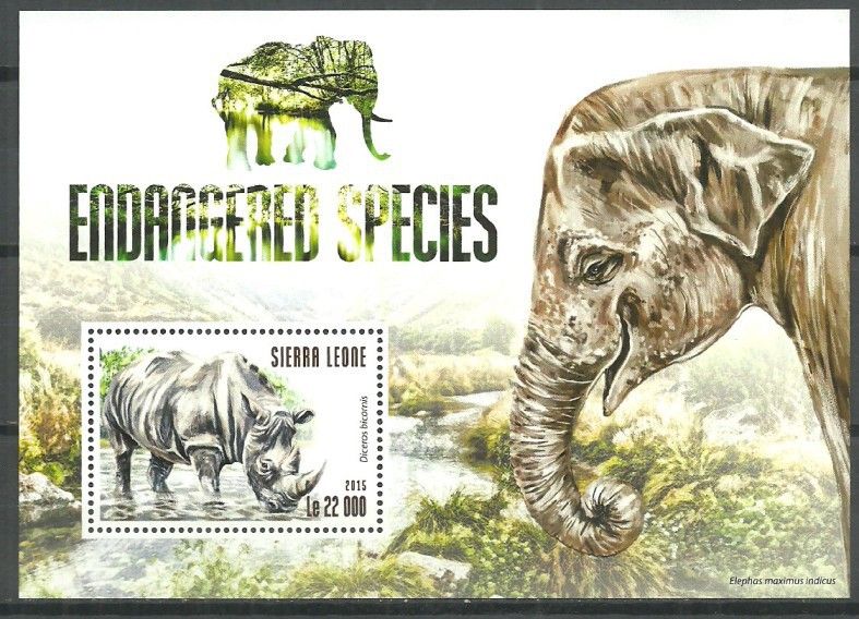 Znaczek Sierra Leone 2015 Mi bl 806 Czyste **