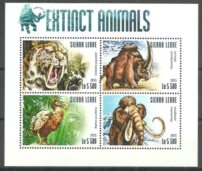 Znaczek Sierra Leone 2015 Mi ark 6372-6375 Czyste **