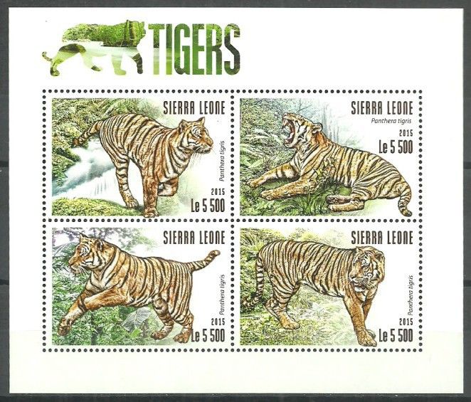 Znaczek Sierra Leone 2015 Mi ark 6392-6395 Czyste **