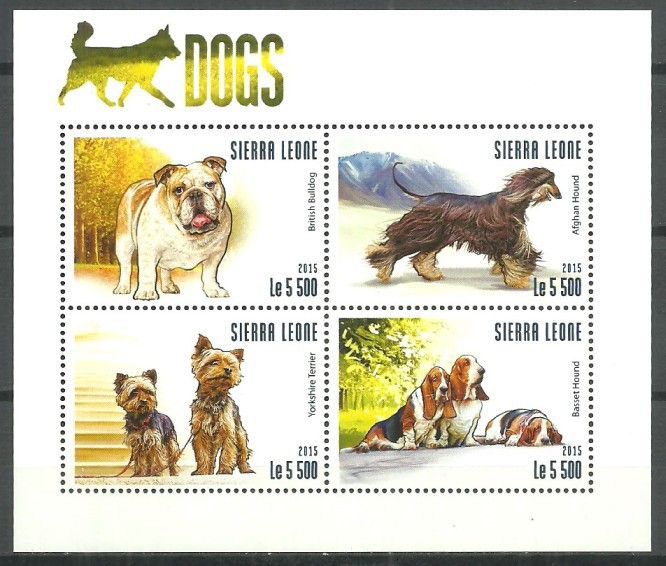 Znaczek Sierra Leone 2015 Mi ark 6407-6410 Czyste **