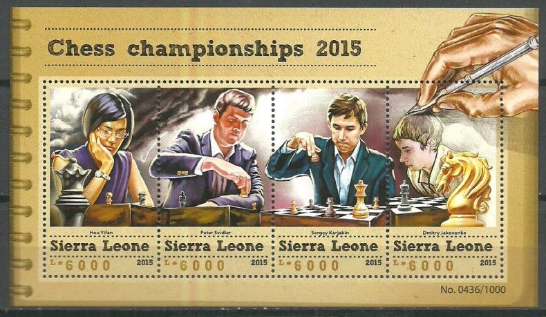Znaczek Sierra Leone 2015 Mi ark 6672-6675 Czyste **