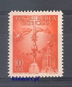 Watykan 1946 Mi 146 Z podlepką *