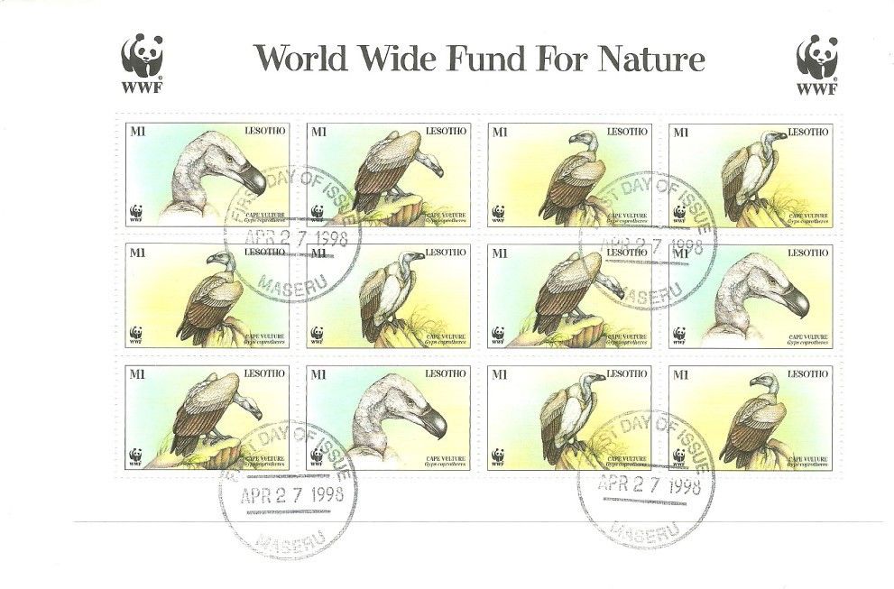 Znaczek Lesotho 1998 Mi ark1276-1279 FDC