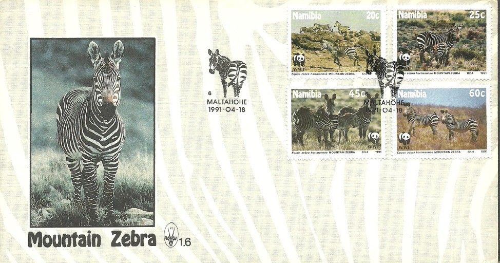 Znaczek Namibia 1991 Mi 702-705 FDC