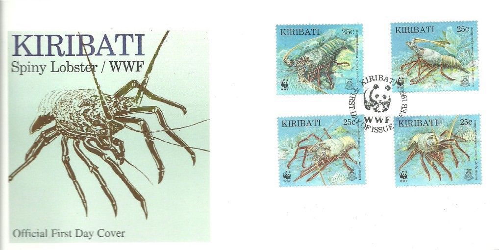 Znaczek Kiribati 1998 Mi 771-774 FDC