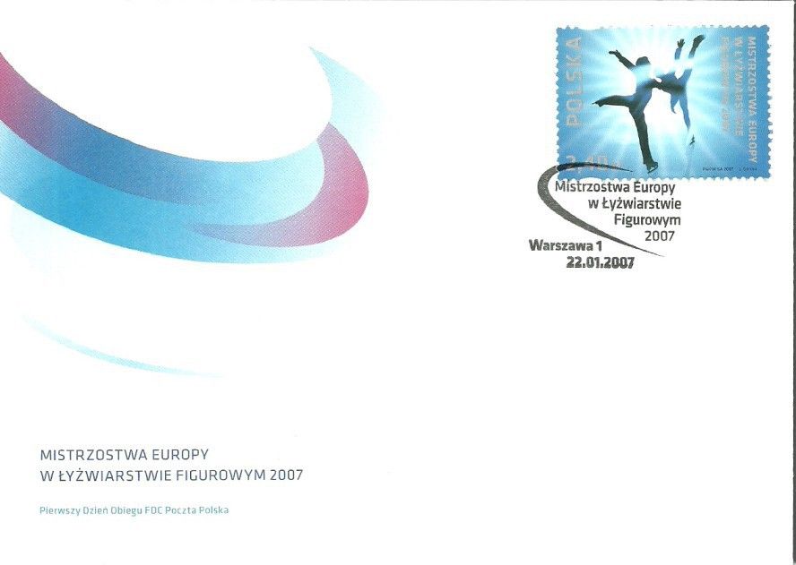 Znaczek Polska 2007 Mi 4299 Fi 4149 FDC