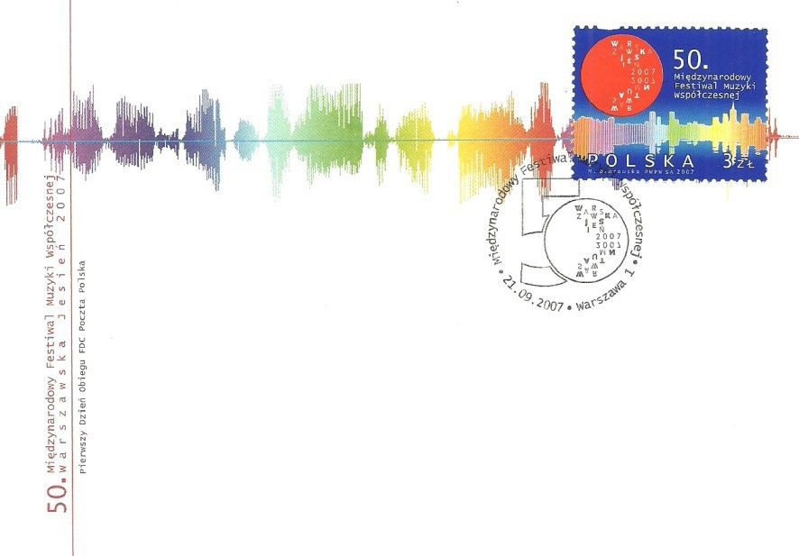 Znaczek Polska 2007 Mi 4331 Fi 4181 FDC