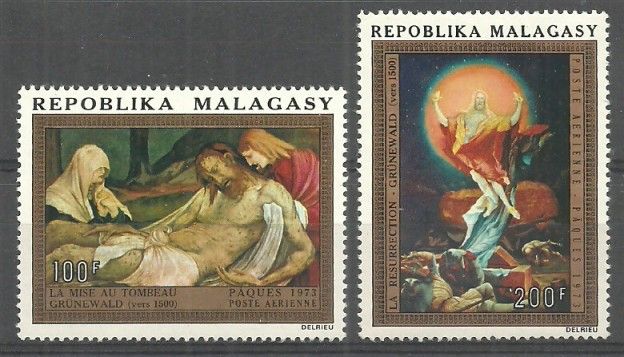 Znaczek Madagaskar 1973 Mi 673-674 Czyste **
