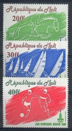 Znaczek Mali 1980 Mi 755-757 Czyste **