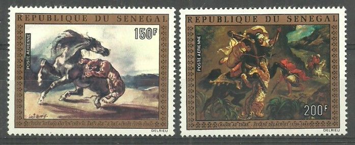 Znaczek Senegal 1974 Mi 549-550 Czyste **