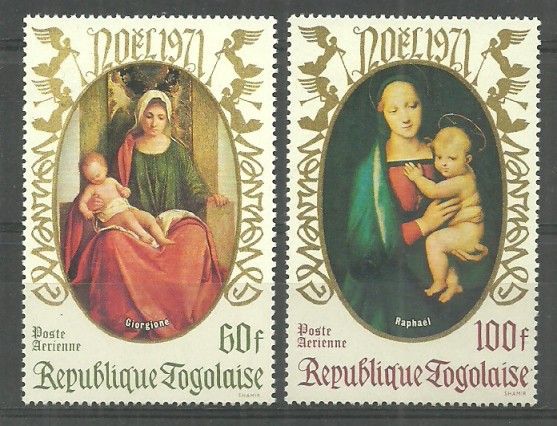 Znaczek Togo 1971 Mi 906-907 Czyste **