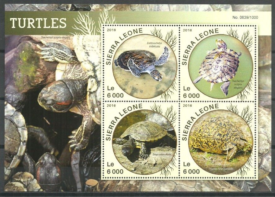 Znaczek Sierra Leone 2016 Mi ark 6823-6826 Czyste **