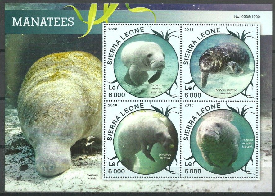 Znaczek Sierra Leone 2016 Mi ark 6858-6861 Czyste **