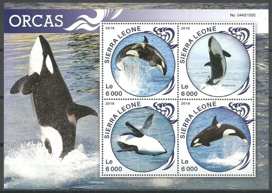 Znaczek Sierra Leone 2016 Mi ark 6868-6871 Czyste **