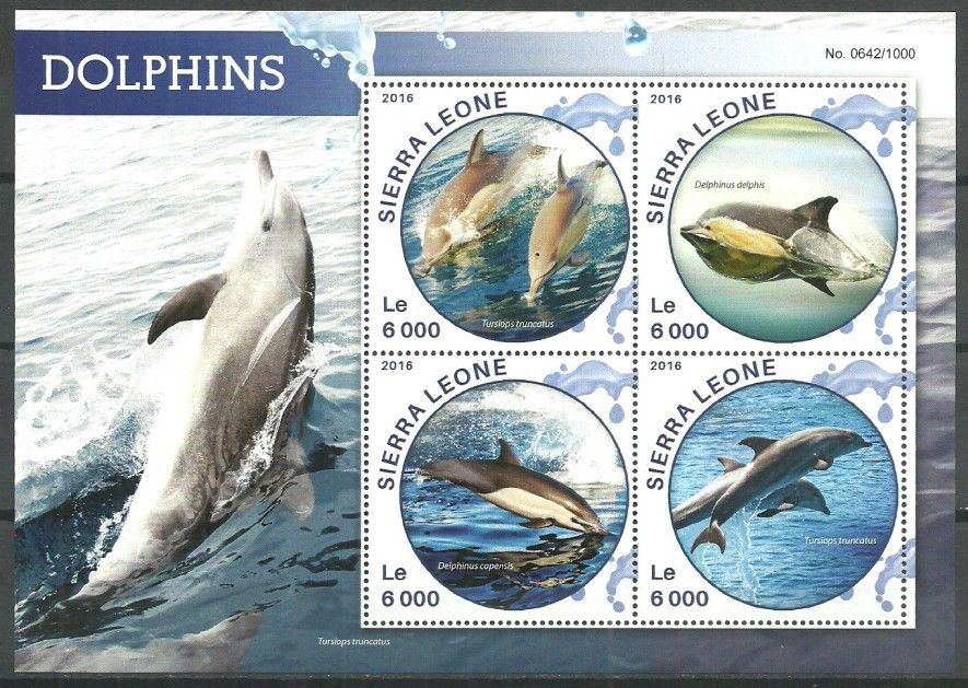 Znaczek Sierra Leone 2016 Mi ark 6873-6876 Czyste **