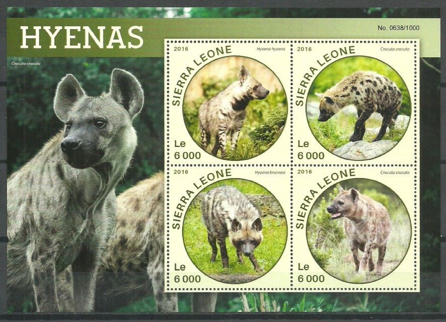 Znaczek Sierra Leone 2016 Mi ark 6893-6896 Czyste **