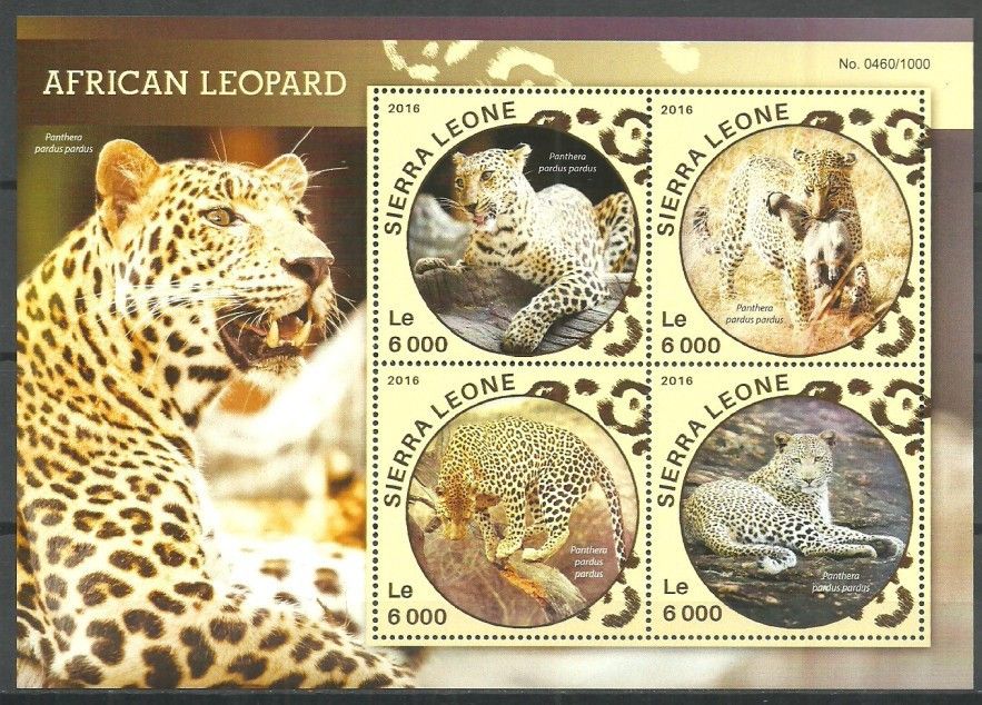 Znaczek Sierra Leone 2016 Mi ark 6898-6901 Czyste **