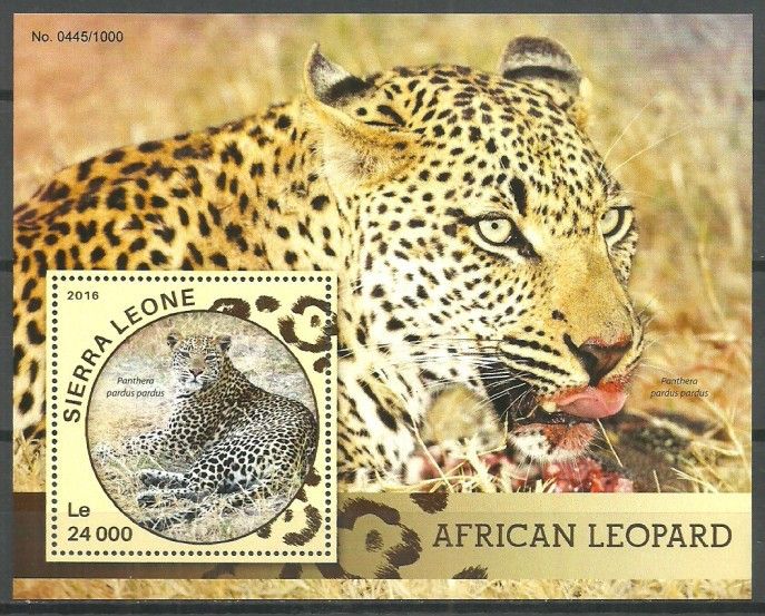 Znaczek Sierra Leone 2016 Mi bl 912 Czyste **