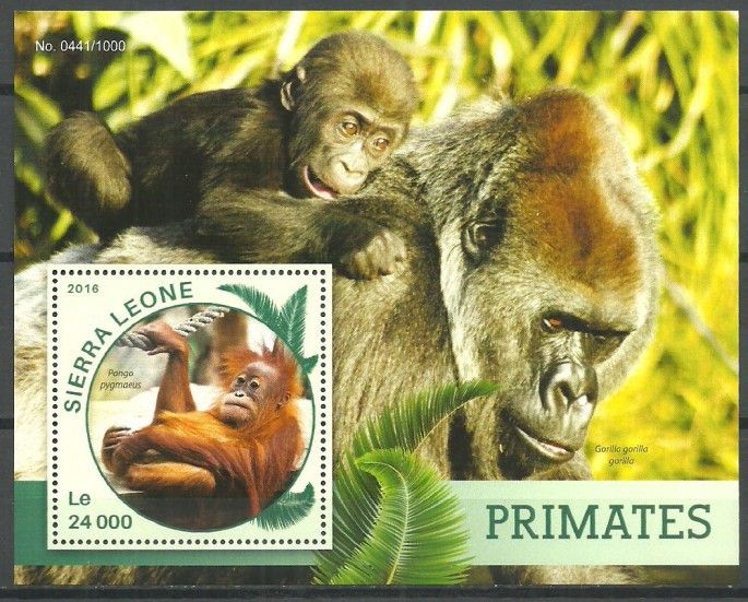 Znaczek Sierra Leone 2016 Mi bl 914 Czyste **