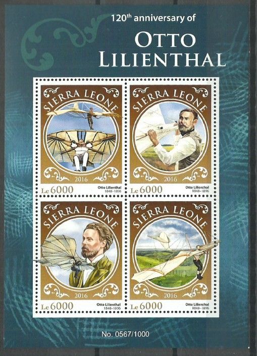 Znaczek Sierra Leone 2016 Mi ark 6928-6931 Czyste **