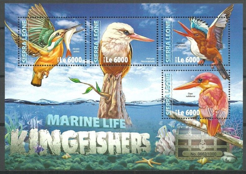 Znaczek Sierra Leone 2016 Mi ark 7063-7066 Czyste **