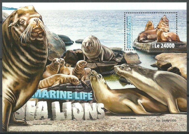 Znaczek Sierra Leone 2016 Mi bl 949 Czyste **