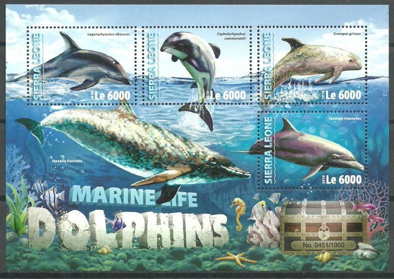 Znaczek Sierra Leone 2016 Mi ark 7098-7101 Czyste **
