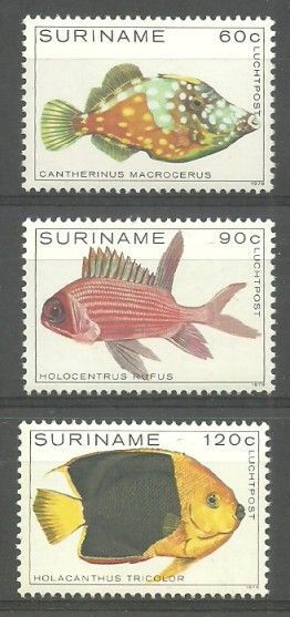 Znaczek Surinam 1979 Mi 874-876 Czyste **