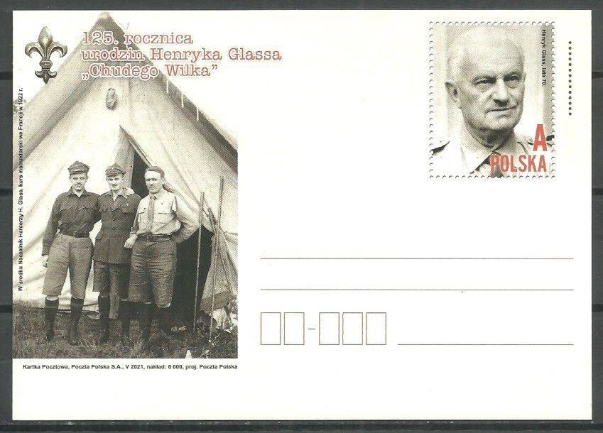 Znaczek Polska 2021 Fi Cp 1918 Całostka pocztowa