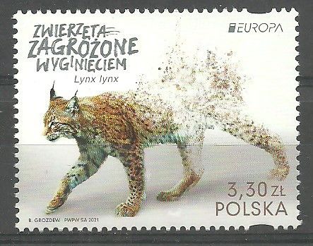 Znaczek Polska 2021 Mi 5291 Fi 5141 Czyste **
