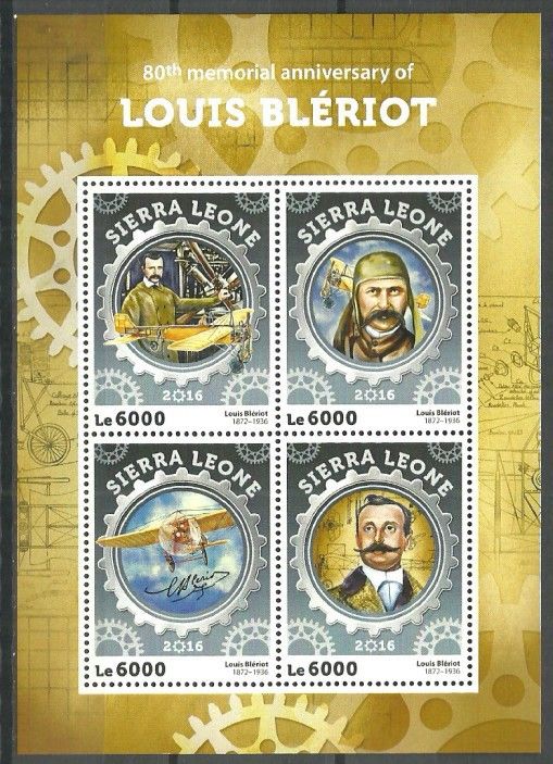 Znaczek Sierra Leone 2016 Mi ark 7193-7196 Czyste **