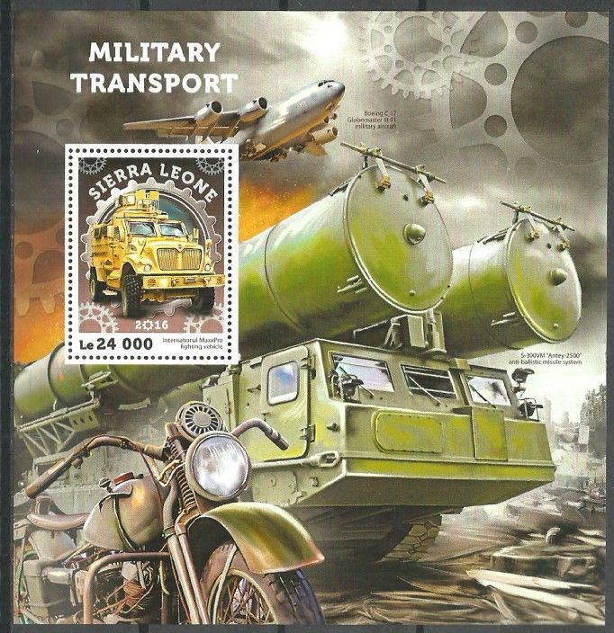 Znaczek Sierra Leone 2016 Mi bl 961 Czyste **
