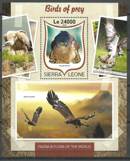 Znaczek Sierra Leone 2016 Mi bl 1044 Czyste **