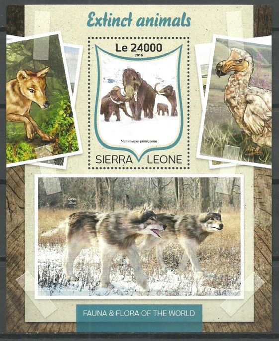 Znaczek Sierra Leone 2016 Mi bl 1046 Czyste **