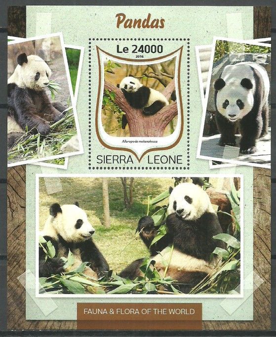 Znaczek Sierra Leone 2016 Mi bl 1048 Czyste **