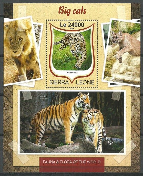 Znaczek Sierra Leone 2016 Mi bl 1050 Czyste **
