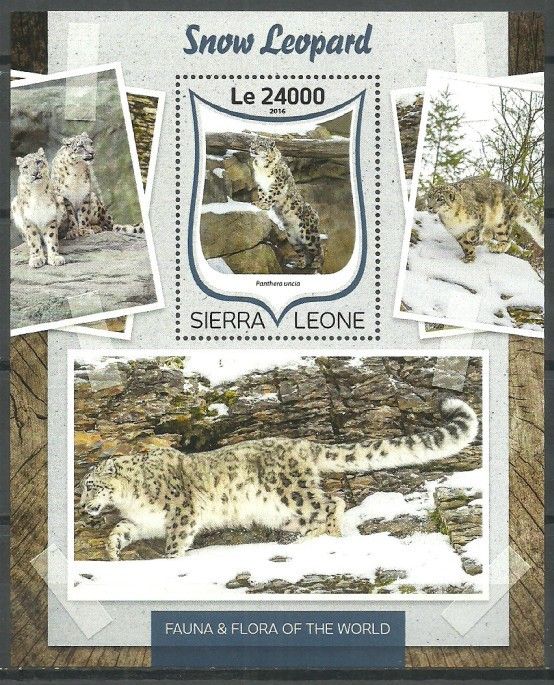 Znaczek Sierra Leone 2016 Mi bl 1051 Czyste **