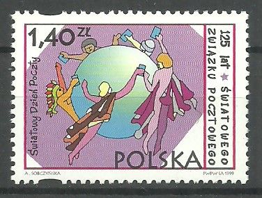 Znaczek Polska 1999 Mi 3793 Fi 3645 Czyste **