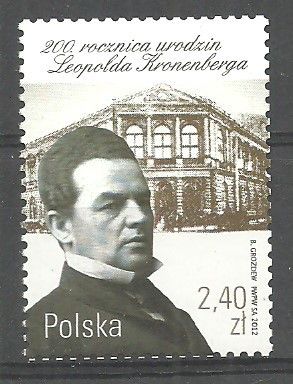 Znaczek Polska 2012 Mi 4553 Fi 4403 Czyste **