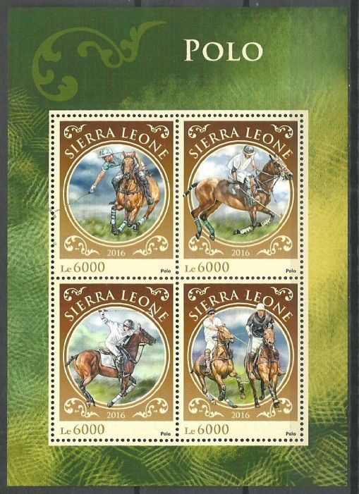 Znaczek Sierra Leone 2016 Mi ark 7648-7651 Czyste **