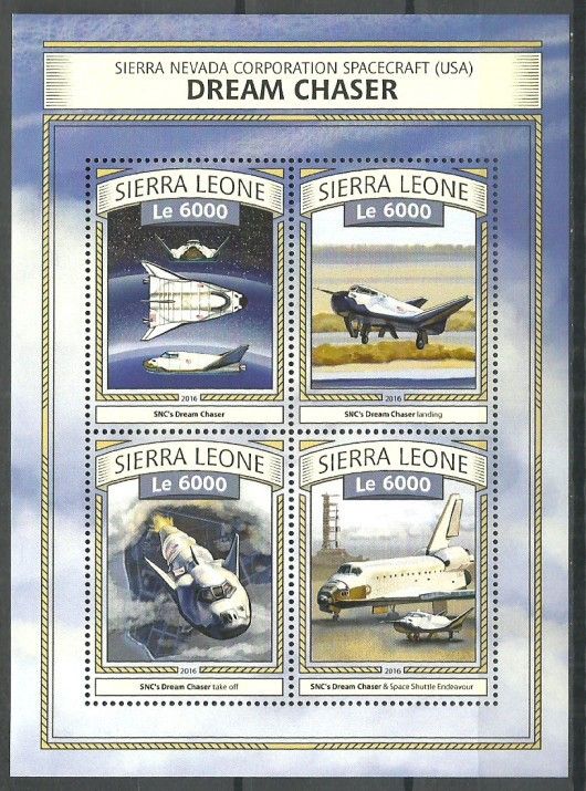 Znaczek Sierra Leone 2016 Mi ark 7773-7776 Czyste **