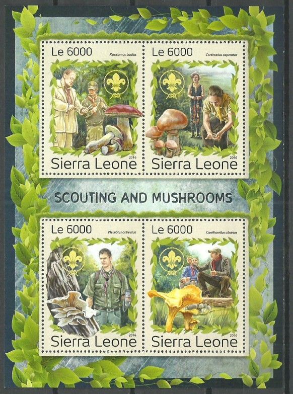 Znaczek Sierra Leone 2016 Mi ark 7913-7916 Czyste **