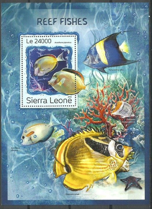 Znaczek Sierra Leone 2016 Mi bl 1120 Czyste **