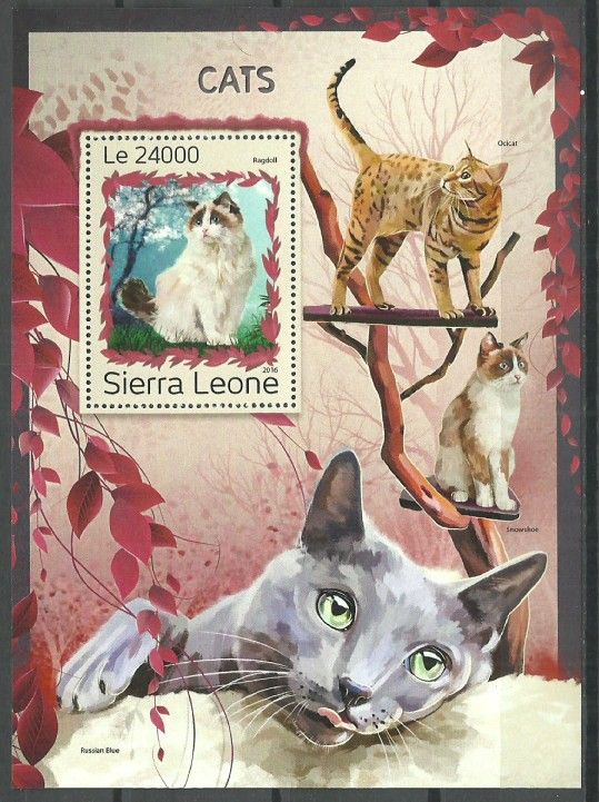Znaczek Sierra Leone 2016 Mi bl 1131 Czyste **