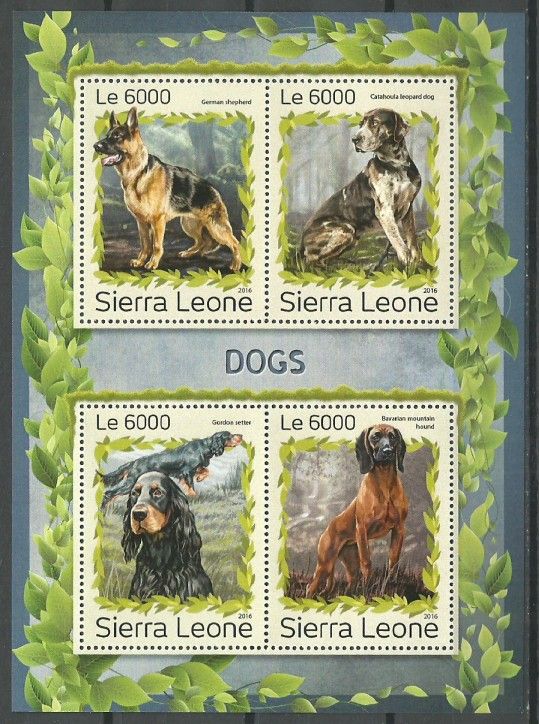Znaczek Sierra Leone 2016 Mi ark 7998-8001 Czyste **